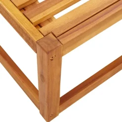 Clearance FinePRICE Puutarhapöytä 65x65x29 cm täysi akaasiapuu (08157)