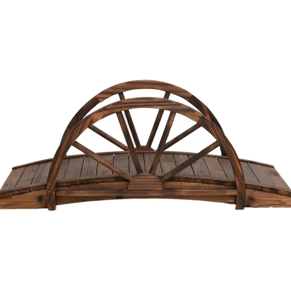 Discount FinePRICE Puutarhasilta puolipyörällä 99x50x38 cm täysi kuusi (63338)