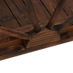 Discount FinePRICE Puutarhasilta puolipyörällä 99x50x38 cm täysi kuusi (63338)