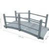 Sale FinePRICE Puutarhasilta 140x60x56 cm kuusi harmaa