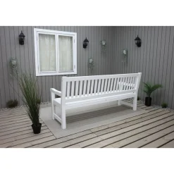 Outlet Baltic Garden Puutarhasohva Brooklyn 190cm mustaa
