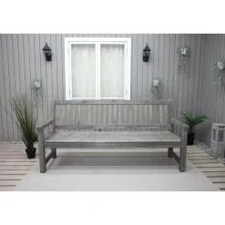 Outlet Baltic Garden Puutarhasohva Brooklyn 190cm mustaa