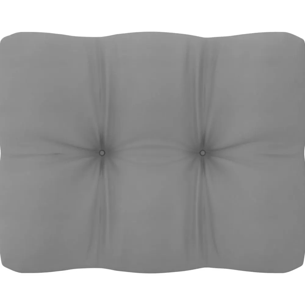 Clearance FinePRICE Puutarhasohvasarja, mänty, harmaa, 6 osaa