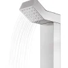 New FinePRICE Puutarhasuihku 220cm ruostumaton teräs