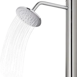 Sale FinePRICE Puutarhasuihku 215 cm ruostumaton teräs