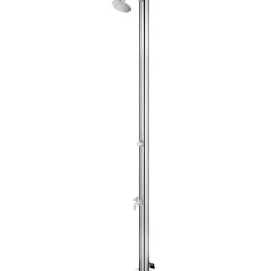 Sale FinePRICE Puutarhasuihku 215 cm ruostumaton teräs