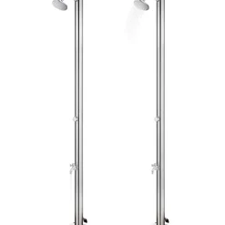 Sale FinePRICE Puutarhasuihku 215 cm ruostumaton teräs