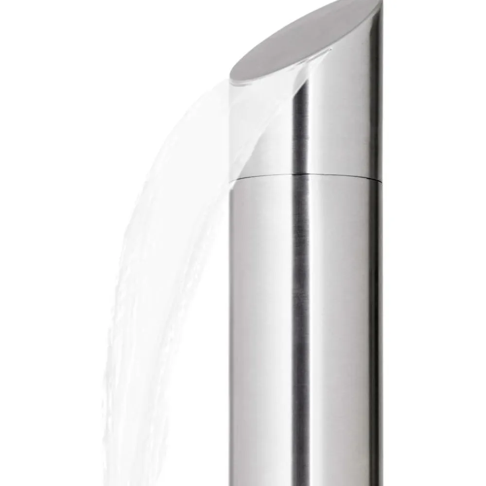 Outlet FinePRICE Puutarhasuihku 220 cm ruostumaton teräs