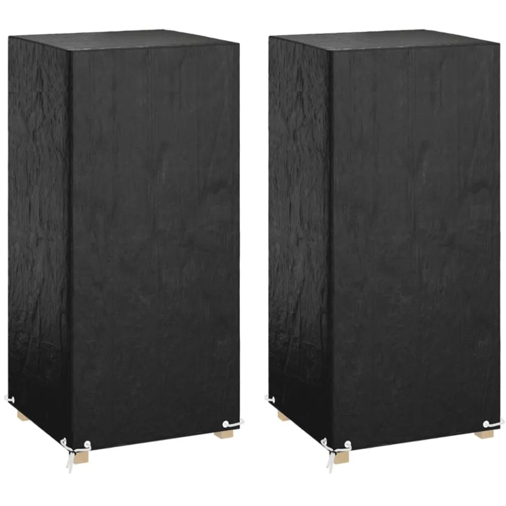 FinePRICE Puutarhatuolisuojat 8 purjerengasta 75x70x140 cm polyeteeni