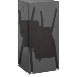 FinePRICE Puutarhatuolisuojat 8 purjerengasta 75x70x140 cm polyeteeni