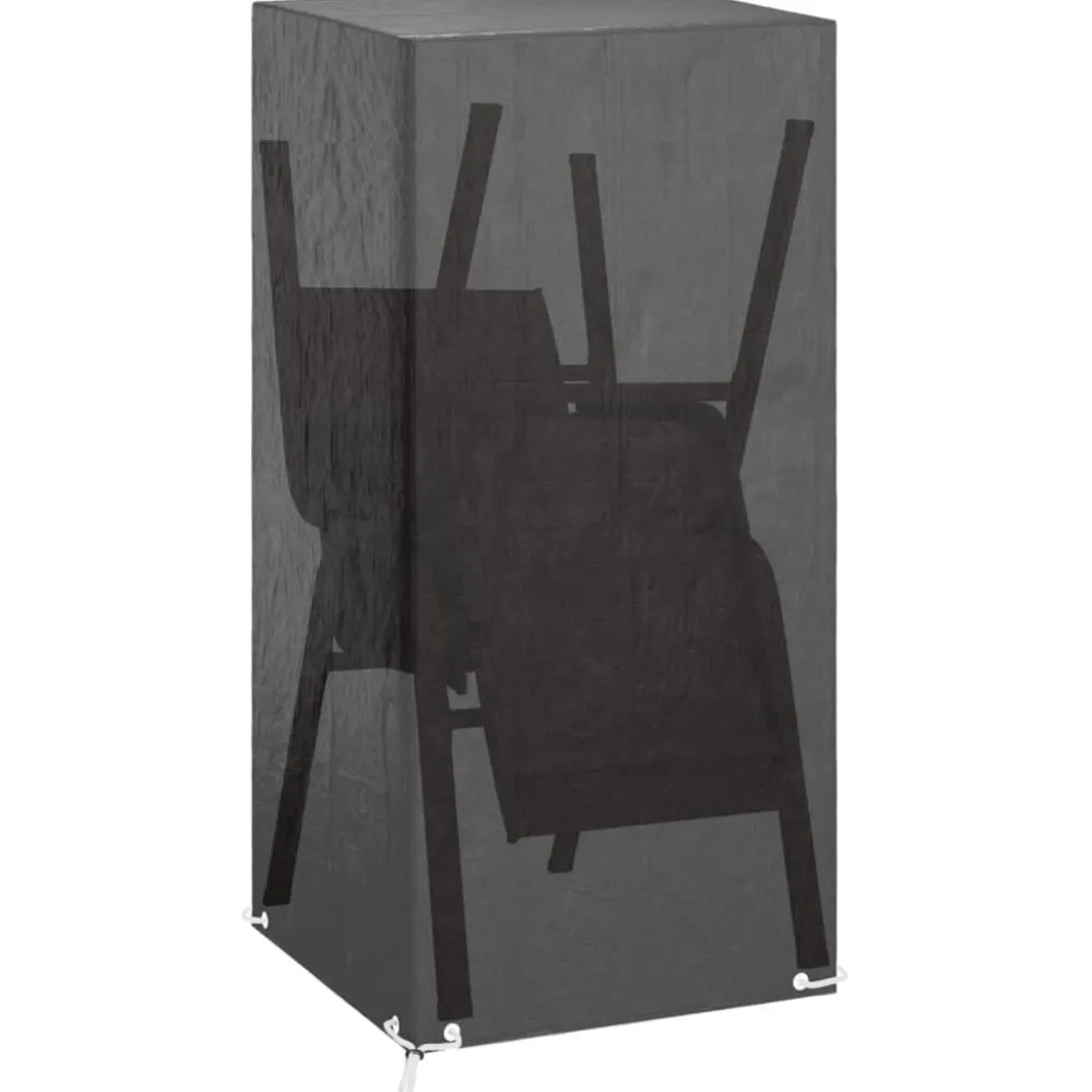 FinePRICE Puutarhatuolisuojat 8 purjerengasta 75x70x140 cm polyeteeni