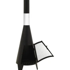 Outlet FinePRICE Puutarhauuni hiilihangolla 38x38x122 cm teräs