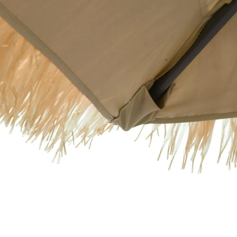 Sale FinePRICE Puutarhavarjo LED-valot ja terästanko ruskea 246x246x230 cm (05086)