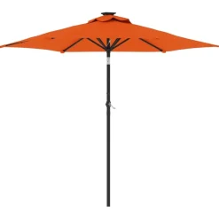 Discount FinePRICE Puutarhavarjo terästanko terrakotta 225x225x212 cm (05063)