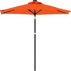 Discount FinePRICE Puutarhavarjo terästanko terrakotta 225x225x212 cm (05063)