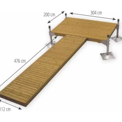 Clearance Savorak Laiturit Pylväslaituri Savorak Oloneuvos 6.8m irto-osina