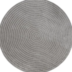 Clearance Benina Pyöreä matto Hawaii Circle, sisä- ja ulkokäyttöön, Ø200cm, pellava
