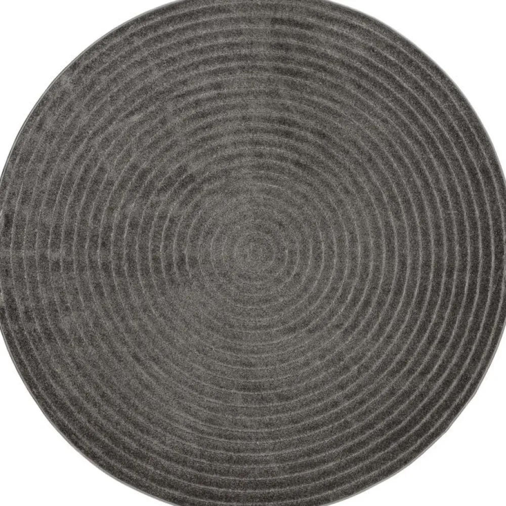 Clearance Benina Pyöreä matto Hawaii Circle, sisä- ja ulkokäyttöön, Ø200cm, pellava