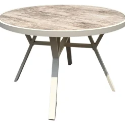 Online Baltic Garden Pyöreä ruokailuryhmä Palermo pöytä, Ø 130 cm, 4 kpl Seville-nojatuolia