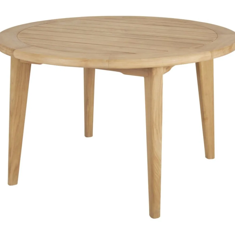 Discount Brafab Pyöreä ruokapöytä ulos Lilja, Ø120cm, tiikki