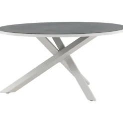 Clearance Venture Home Pyöreä ruokapöytä Copacabana 2, Ø140cm, harmaa/valkoinen