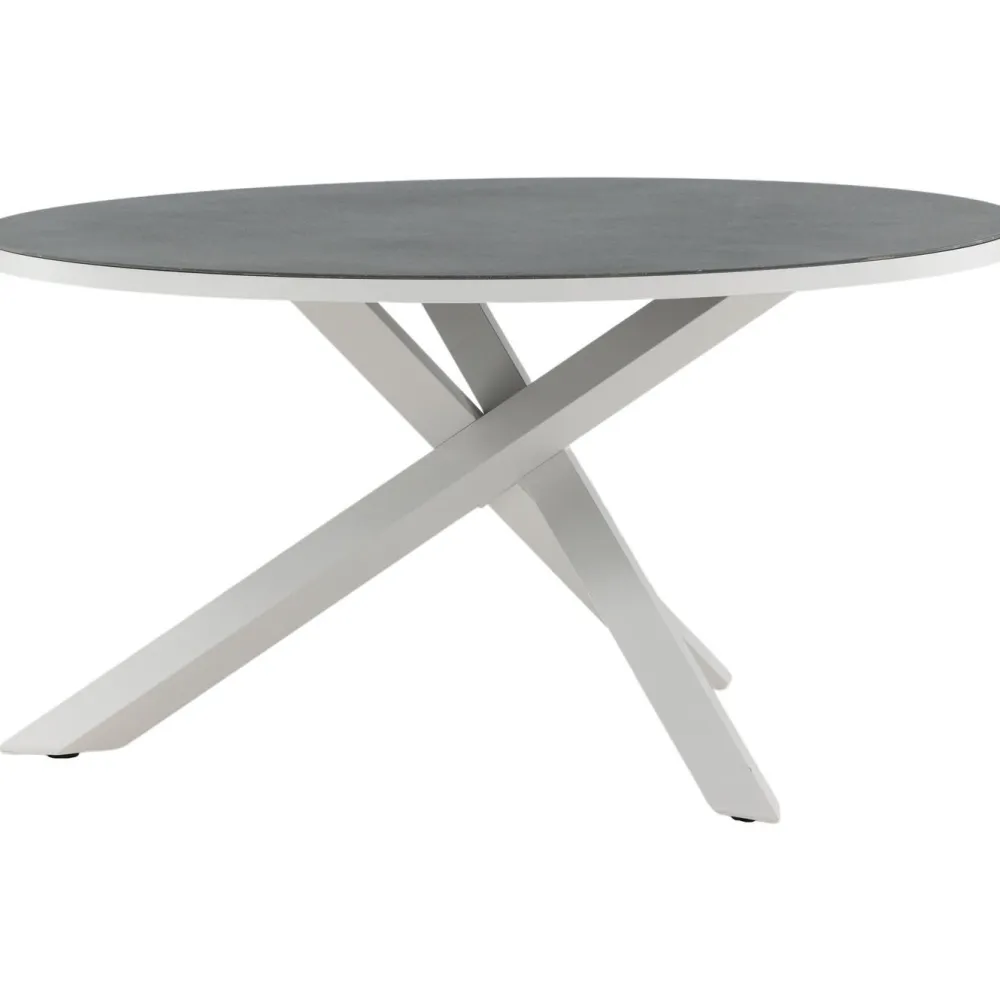 Clearance Venture Home Pyöreä ruokapöytä Copacabana 2, Ø140cm, harmaa/valkoinen