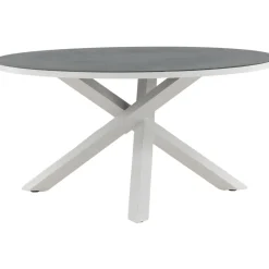Clearance Venture Home Pyöreä ruokapöytä Copacabana 2, Ø140cm, harmaa/valkoinen
