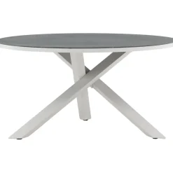 Clearance Venture Home Pyöreä ruokapöytä Copacabana 2, Ø140cm, harmaa/valkoinen