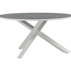 Clearance Venture Home Pyöreä ruokapöytä Copacabana 2, Ø140cm, harmaa/valkoinen