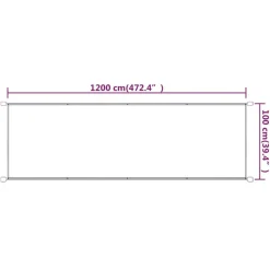 Discount FinePRICE Pystymarkiisi 60-180 x 600-1200cm, Oxford-kangas, eri kokoja ja värejä