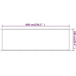 Discount FinePRICE Pystymarkiisi 60-180 x 600-1200cm, Oxford-kangas, eri kokoja ja värejä