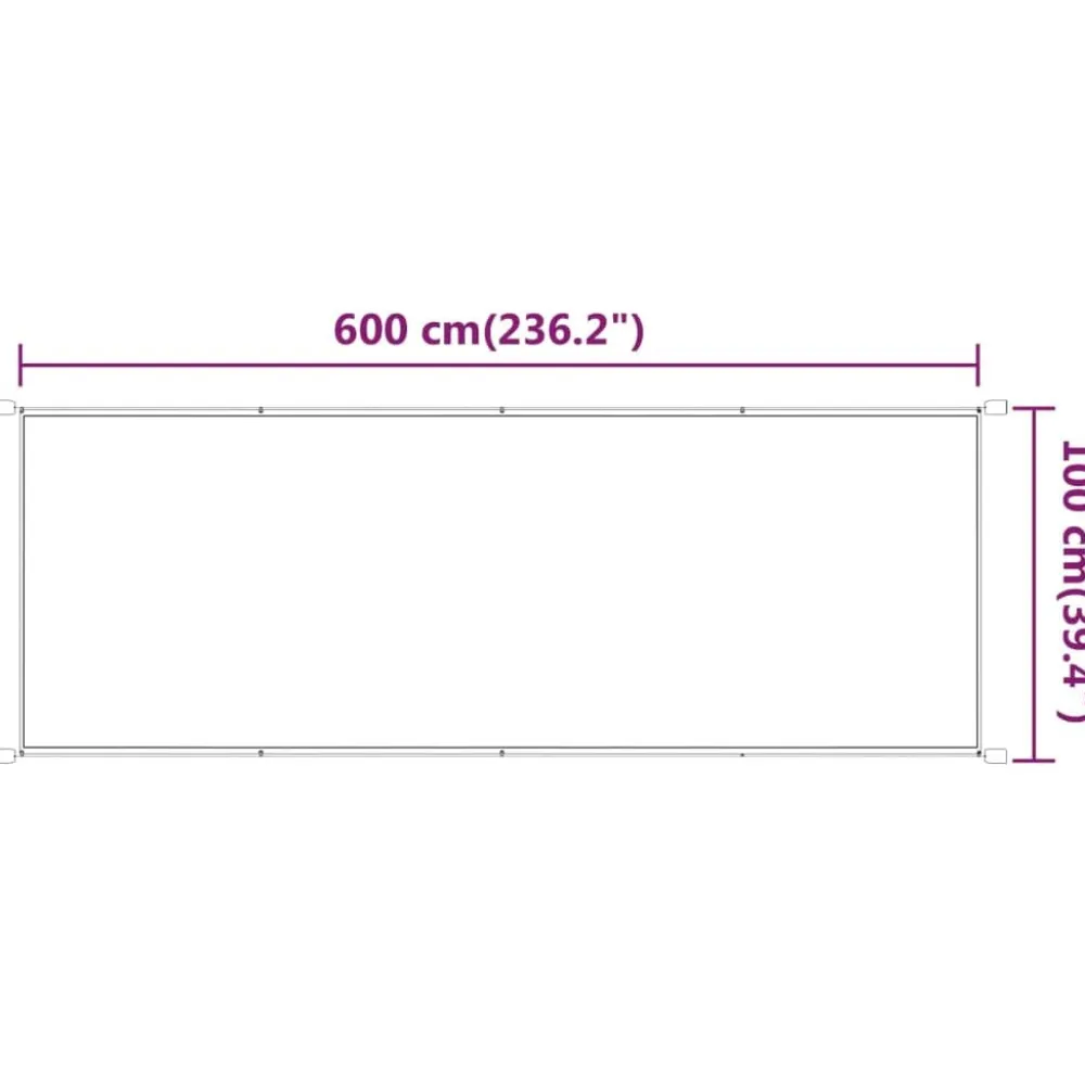 Discount FinePRICE Pystymarkiisi 60-180 x 600-1200cm, Oxford-kangas, eri kokoja ja värejä