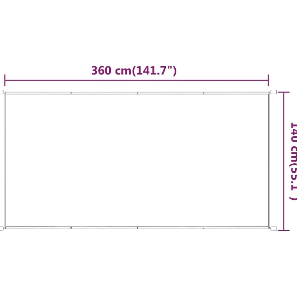 Sale FinePRICE Pystymarkiisi 60x270 cm Oxford-kangas sininen