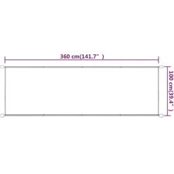 Sale FinePRICE Pystymarkiisi 60x270 cm Oxford-kangas sininen