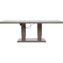 Outlet Home4you Pöytä MARENDA 150x90xK2-75 cm, harmahtava, beige