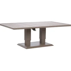Outlet Home4you Pöytä MARENDA 150x90xK2-75 cm, harmahtava, beige
