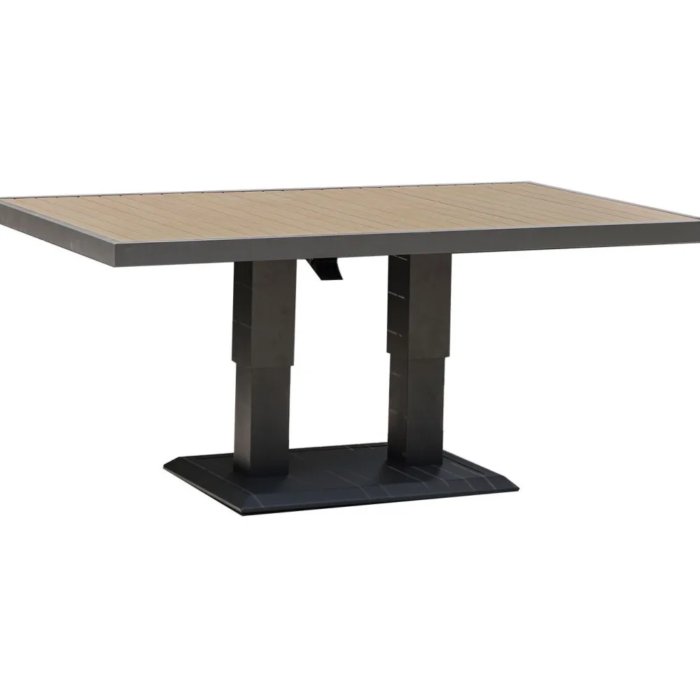 Sale Home4you Pöytä PARKER 150x90xK52-75 cm, harmaa