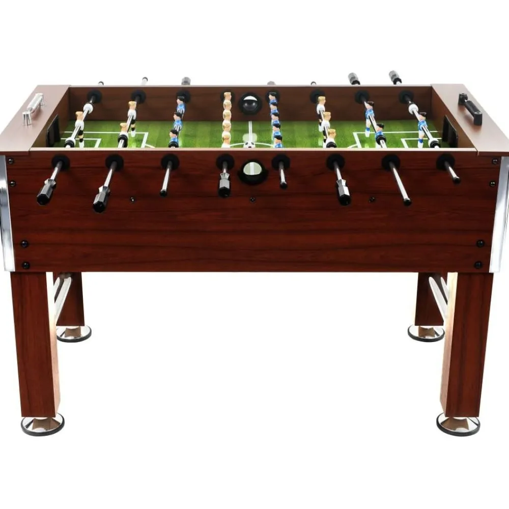 Best FinePRICE Pöytäjalkapallo, teräs, 60kg, 140x74.5x87.5cm, ruskea