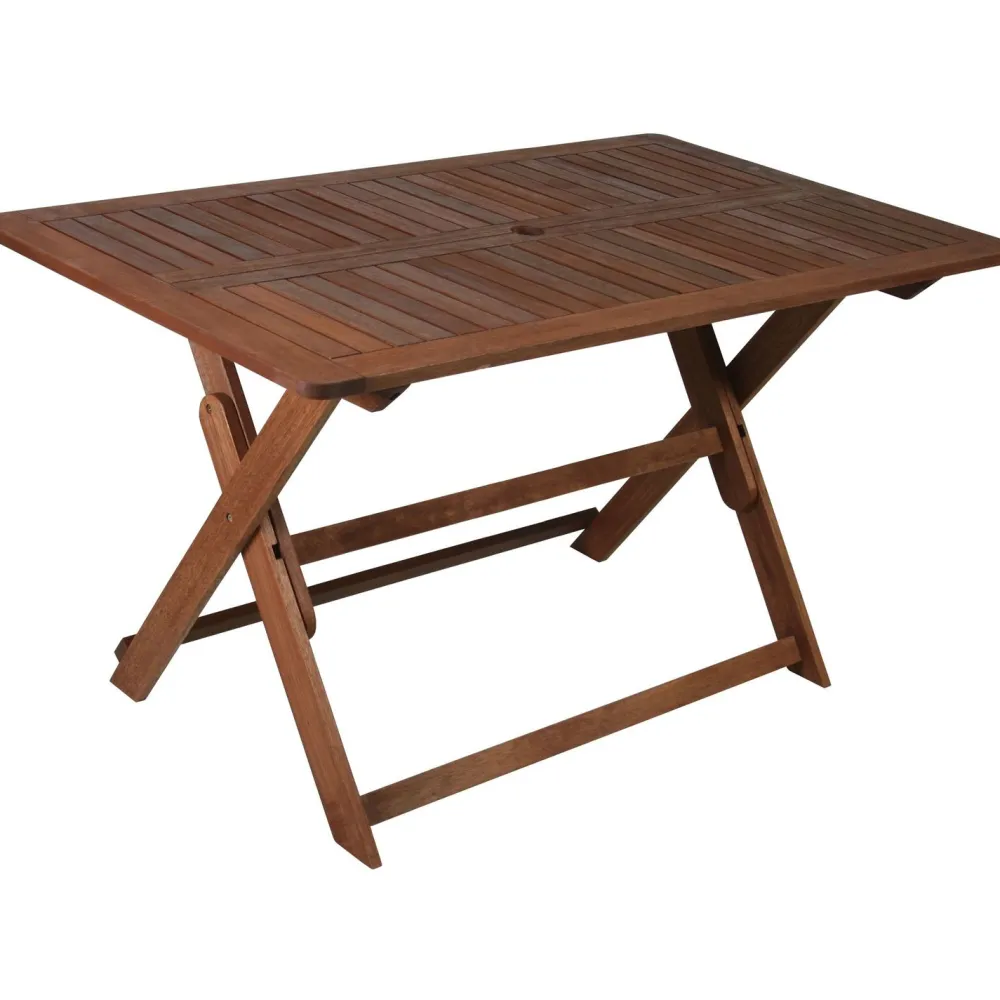 Clearance Home4you Pöytäryhmä Modena, pöytä + 4 tuolia, ruskea