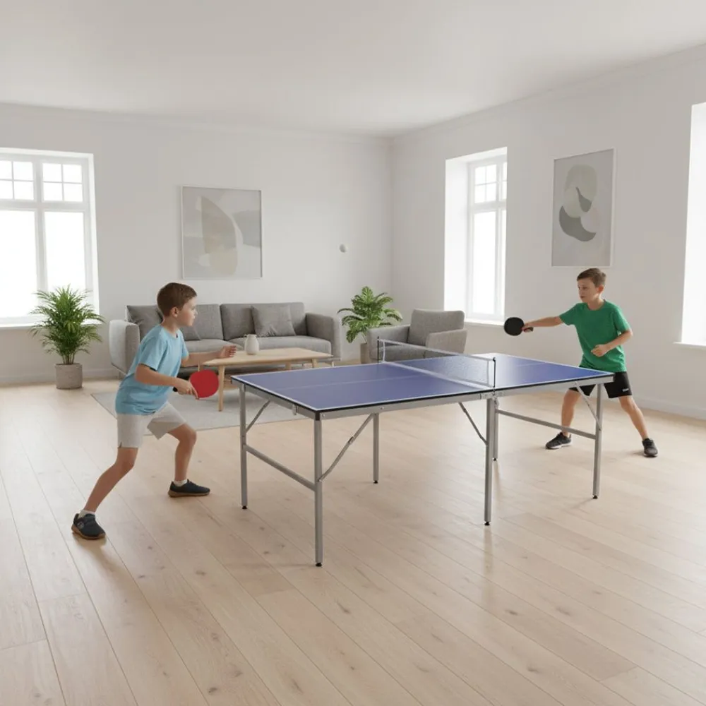 Outlet Nordic Games Pöytätennispöytä salkkumalli , 1800x760x920 mm sininen