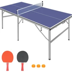 Outlet Nordic Games Pöytätennispöytä salkkumalli , 1800x760x920 mm sininen