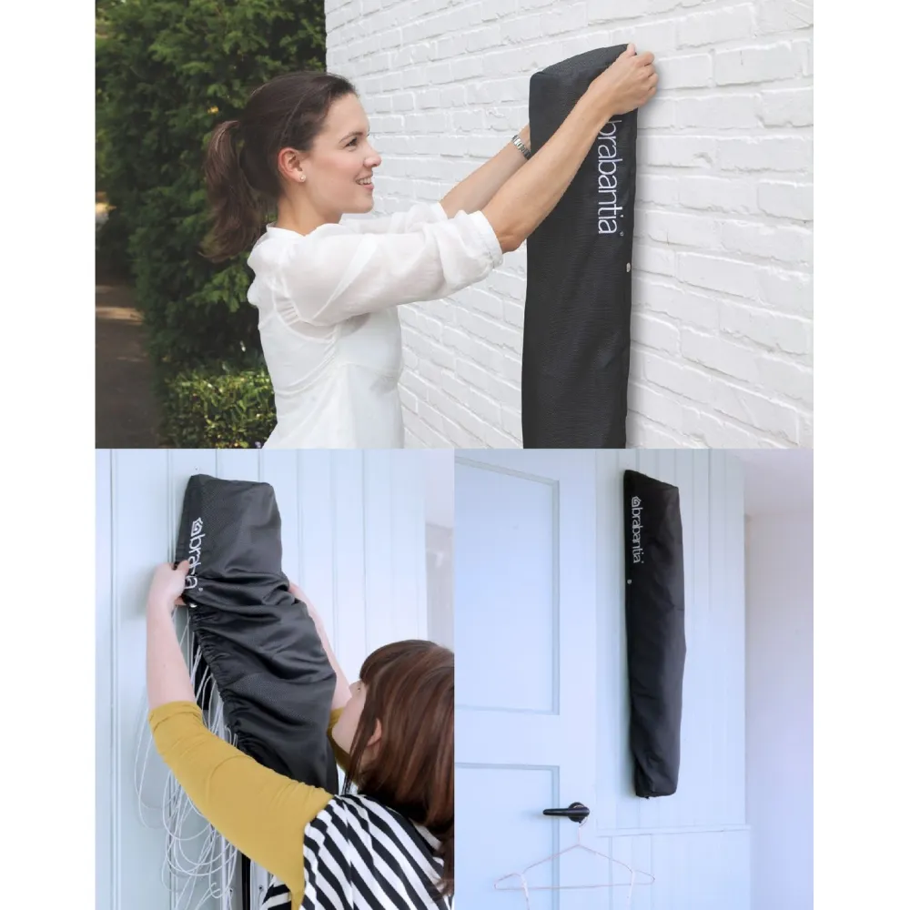 Discount Brabantia Pyykinkuivausteline WallFix 24 m seinäkiinnityksellä + suojapussi