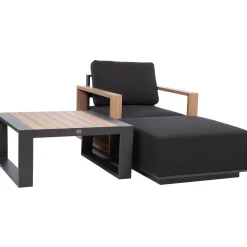 Clearance Home4you Rahi FULLER 83x83xK42 cm, tummanharmaa
