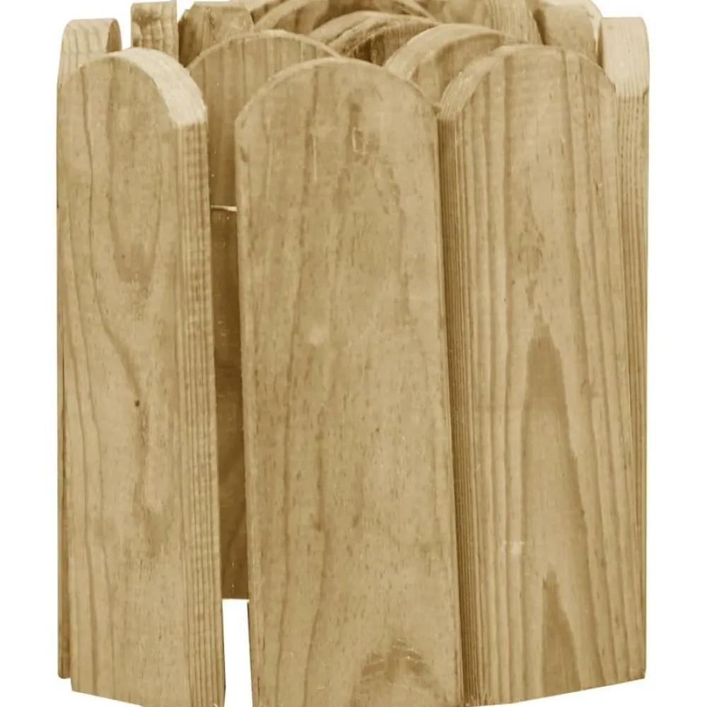 New FinePRICE Raja-aitarulla 3kpl 120 cm kyllästetty mänty