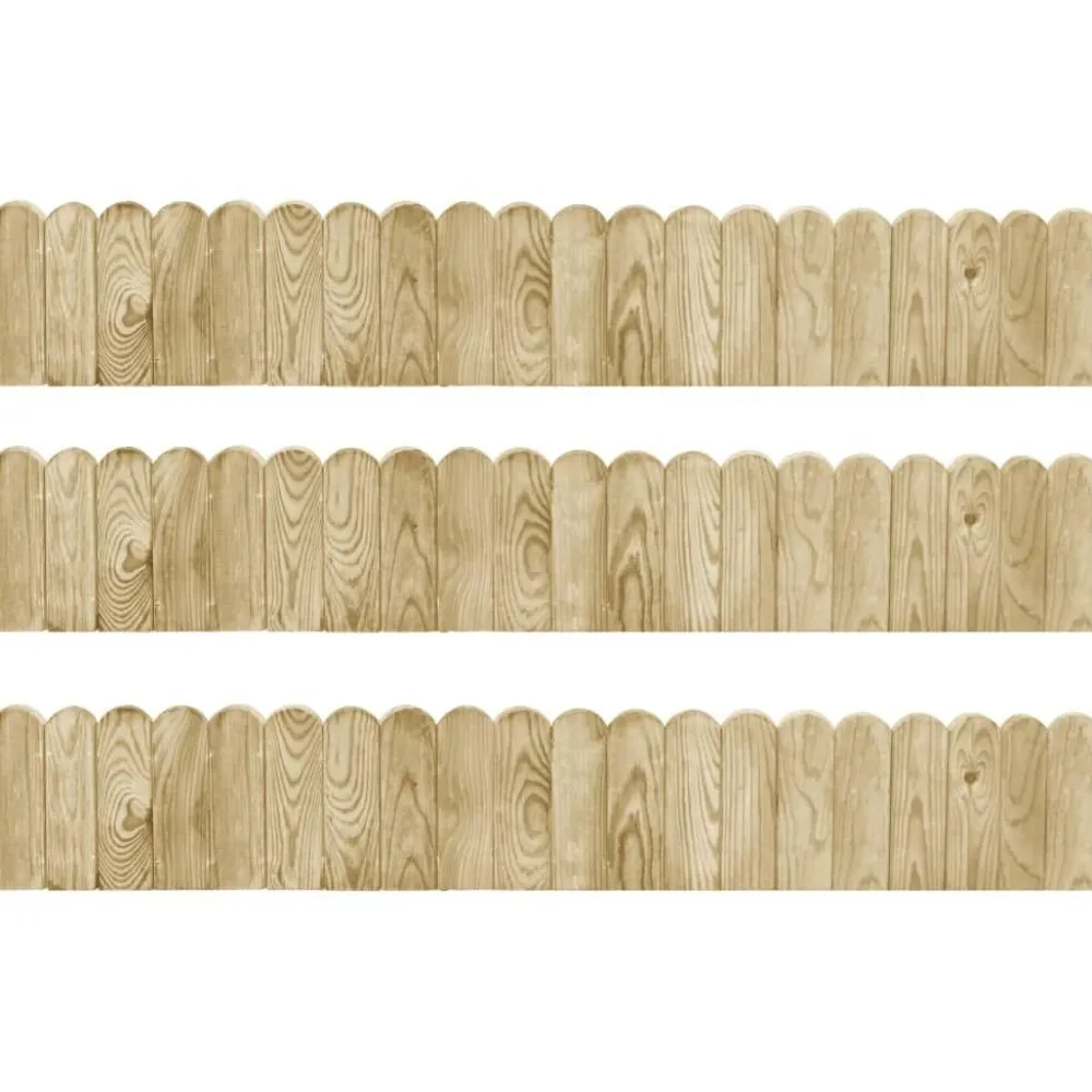 New FinePRICE Raja-aitarulla 3kpl 120 cm kyllästetty mänty