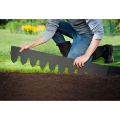 Clearance Kekkilä Rajausreuna 1000x172 mm musta 4 kpl pakkaus