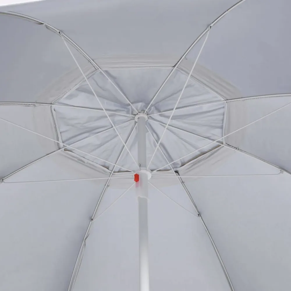 Outlet FinePRICE Rantavarjo sivuseinillä 215 cm antrasiitti