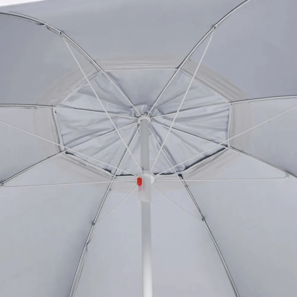 Outlet FinePRICE Rantavarjo sivuseinillä 215 cm antrasiitti