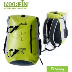 Hot Norfin Reppu Dry Bag 35, vesitiivis, keltainen/musta
