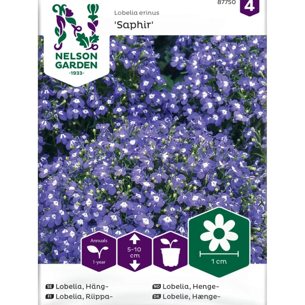 Hot Nelson Garden Riippalobelia Saphir, siemenet